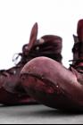 NIHOMANO Over-dyed Buoyantly Transformer Boulder Wrinkled Full Grain Kangaroo Leather Sneakers