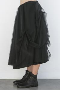 Nostrasantissima Pleated Tulle Skirt