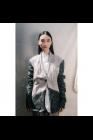 Chiahung Su Reversible Jacket with Frayed Lapel