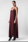 Isabel Benenato Asymmetric String Back Silk Dress