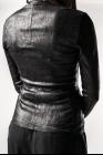 Giorgio Brato Asymmetric Soft Reversed Calf Leather Riders Jacket