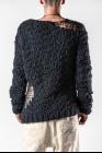 Ann Demeulemeester Uneven Hand Knitted Sweater