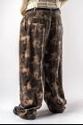 Ann Demeulemeester Bleached Velvet Loose Trousers