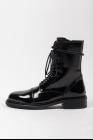 Ann Demeulemeester Lacquered Pointy Toe Combat Boots