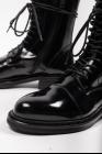 Ann Demeulemeester Lacquered Pointy Toe Combat Boots