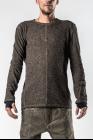 D.Hygen Uneven Knitted Jersey Cold Dyed Sweater