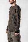 D.Hygen Uneven Knitted Jersey Cold Dyed Sweater
