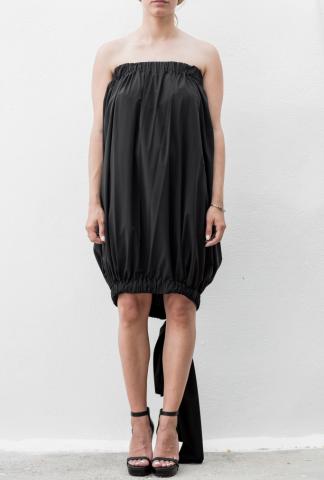 Rick Owens Tube Dress with Loose Knot Panel