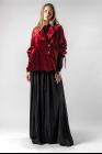 Ann Demeulemeester Long Silk Semi Sheer Skirt