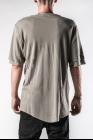 Lost&Found Curved Hem Double Layered Sleeve Short Sleeve T-shirt