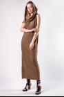 Andrea Ya'aqov One-sleeve Cowl Hood Dress