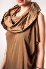 Andrea Ya'aqov One-sleeve Cowl Hood Dress