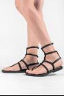 Dimissianos & Miller Cage Leather Sandals