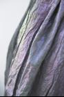 Simona Tagliaferri Textured Metal and Silk Blend Scarf with Iridescent Panel