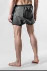 Boris Bidjan Saberi SWIM1 Resin Dyed Faded Dark Grey Swim Shorts