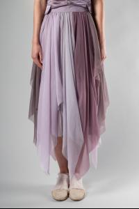 A Tentative Atelier Graciela Silk Organza Pleated Skirt (Elixir Exclusive)