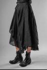 Marc Le Bihan Layered Asymmetric Draped Silk Skirt