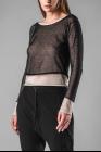 Isabel Benenato Double Layered Knitted Long Sleeve T-shirt