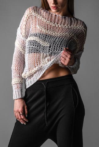 Isabel Benenato Loose Knit Sweater