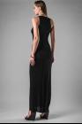 Alessandra Marchi Silk Hand Embroidered Applique Long Dress