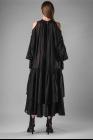 Theodora Bak Buttoned Courtesan Long Dress