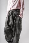 Chiahung Su Vintage Fabric Strapped Voluminous Trousers