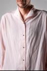 Chiahung Su Vintage Jacquard Weave Mandarin Collar Shirt