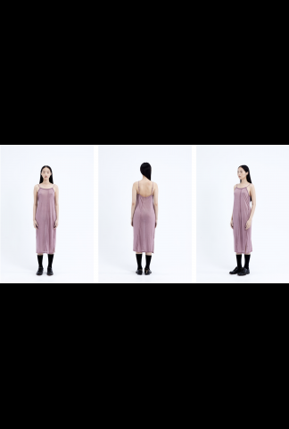 Chiahung Su Jersey Slip Dress with Exposed Seams