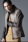 D.Hygen Cold Dyed Horse Leather High Neck Jacket