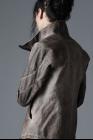 D.HYGEN Cold Dyed Horse Leather High Neck Jacket