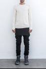 Boris Bidjan Saberi KN1 light sweater, off-white