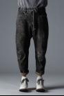 D.Hygen Drop Crotch Tapered Cropped Denim Trousers