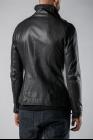 MUT High Collar Leather Jacket