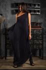 AtelierSeptem Textured Silk Flat Rectangle Long Dress