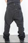 11 By BBS P4 Buckled Baggy Low-crotch Trousers