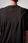 Devoa Back Seams Double Layered Front Short Sleeve T-shirt
