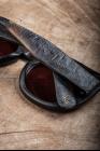 Rigards Black Buffalo Horn Plastron Sunglasses