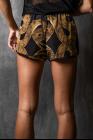 UNCONDITIONAL BS1 SILK CREPE SNAKE BOXER SHORTS