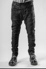 Boris Bidjan Saberi P13TF Black Vinyl Processed Jeans