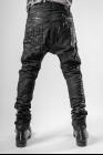 Boris Bidjan Saberi P13TF Black Vinyl Processed Jeans