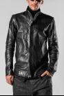 Boris Bidjan Saberi J1 Adjustable Mesh Layer Horse Leather Jacket