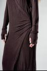 Marc Le Bihan Kimono Robe Draped Asymmetric Dress