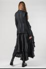 Marc Le Bihan Pleated Draped Closure Sleeveless Asymmetric Jacket