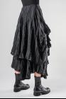 Marc Le Bihan Draped Layered Long Asymmetric Skirt
