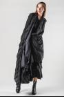 Marc Le Bihan Draped Layered Long Asymmetric Skirt