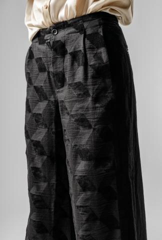Uma Wang Penrith Pattern Loose Trousers