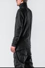 D.HYGEN Cashmere x Wool Jacquard Knit Cross High-Neck Long Sleeve T-Shirt