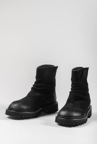 Rundholz Leather Back-zip Boots