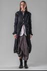 Chiahung Su Open Shoulder Wrinkled Draped Coat