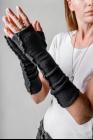Rundholz Long Knitted Fingerless Gloves